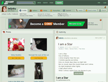 Tablet Screenshot of ladysky.deviantart.com