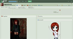 Desktop Screenshot of magicalsecret.deviantart.com