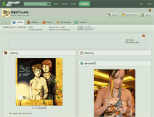 Tablet Screenshot of kauri-luna.deviantart.com