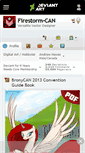 Mobile Screenshot of firestorm-can.deviantart.com