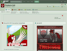 Tablet Screenshot of firestorm-can.deviantart.com