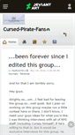 Mobile Screenshot of cursed-pirate-fans.deviantart.com