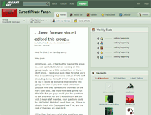 Tablet Screenshot of cursed-pirate-fans.deviantart.com