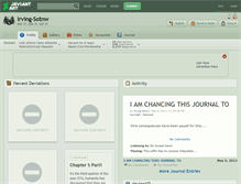 Tablet Screenshot of irving-sotnw.deviantart.com