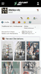 Mobile Screenshot of micko-vic.deviantart.com