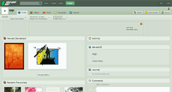 Desktop Screenshot of eqx.deviantart.com