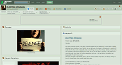 Desktop Screenshot of electric-penguin.deviantart.com