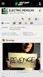Mobile Screenshot of electric-penguin.deviantart.com