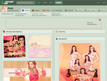 Tablet Screenshot of pixhi.deviantart.com
