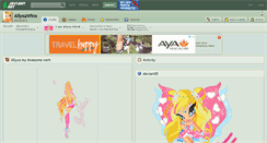 Desktop Screenshot of allyxawinx.deviantart.com