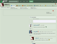 Tablet Screenshot of lilith413.deviantart.com