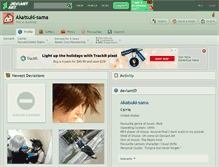 Tablet Screenshot of akatsuki-sama.deviantart.com