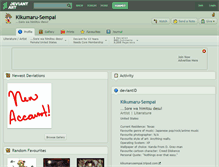 Tablet Screenshot of kikumaru-sempai.deviantart.com