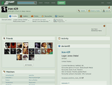 Tablet Screenshot of iron-429.deviantart.com
