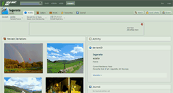 Desktop Screenshot of legerete.deviantart.com