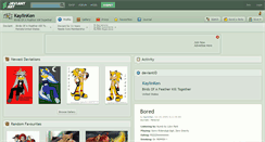 Desktop Screenshot of kaylinken.deviantart.com