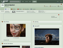 Tablet Screenshot of lastwordspoken.deviantart.com