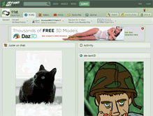 Tablet Screenshot of 11st.deviantart.com