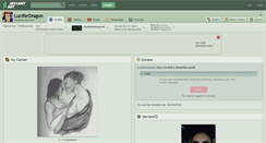 Desktop Screenshot of luciferdragon.deviantart.com
