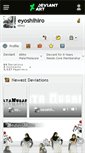 Mobile Screenshot of eyoshihiro.deviantart.com