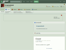 Tablet Screenshot of invaynestock.deviantart.com