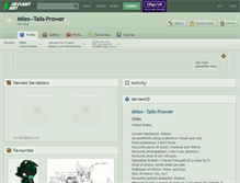 Tablet Screenshot of miles--tails-prower.deviantart.com