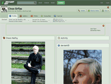 Tablet Screenshot of cinos-sirflas.deviantart.com