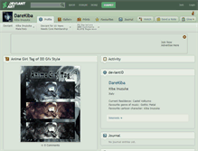 Tablet Screenshot of darekiba.deviantart.com