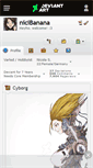 Mobile Screenshot of nicibanana.deviantart.com