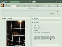 Tablet Screenshot of nek-nek.deviantart.com