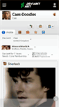 Mobile Screenshot of caes-doodles.deviantart.com