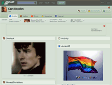 Tablet Screenshot of caes-doodles.deviantart.com
