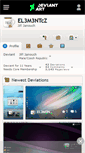Mobile Screenshot of el3m3ntcz.deviantart.com
