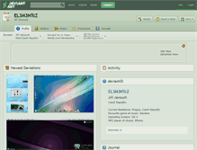 Tablet Screenshot of el3m3ntcz.deviantart.com