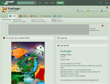 Tablet Screenshot of firefoxgirl.deviantart.com