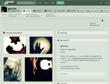 Tablet Screenshot of gefuhle.deviantart.com