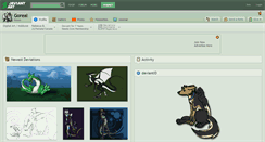 Desktop Screenshot of goreal.deviantart.com
