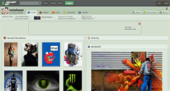 Desktop Screenshot of metalbeast.deviantart.com