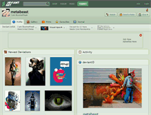Tablet Screenshot of metalbeast.deviantart.com