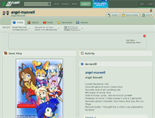 Tablet Screenshot of angel-maxwell.deviantart.com