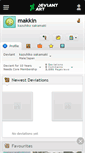 Mobile Screenshot of makkin.deviantart.com