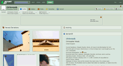 Desktop Screenshot of chriswoods.deviantart.com