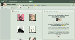 Desktop Screenshot of marilynfanatic.deviantart.com