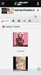 Mobile Screenshot of marilynfanatic.deviantart.com