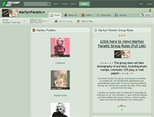 Tablet Screenshot of marilynfanatic.deviantart.com