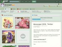 Tablet Screenshot of mewscaper.deviantart.com