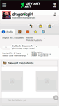 Mobile Screenshot of dragonicgirl.deviantart.com