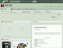 Tablet Screenshot of dragonicgirl.deviantart.com