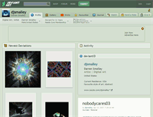 Tablet Screenshot of djsmalley.deviantart.com