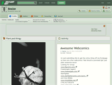 Tablet Screenshot of bealze.deviantart.com